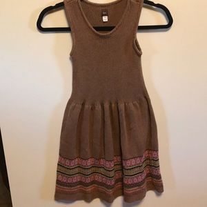 Sleeveless sweater dress